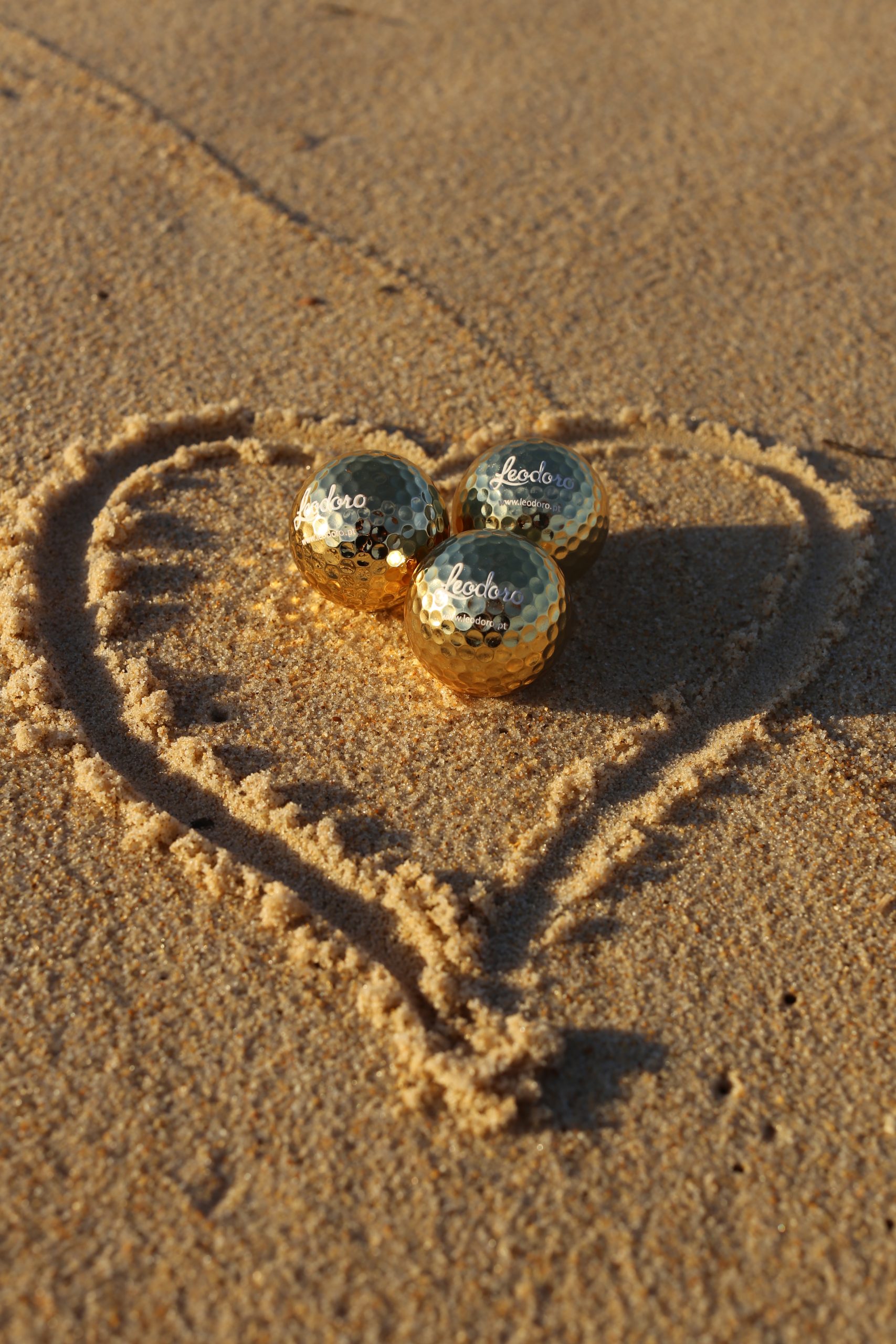 Leodoro Golden Golf Balls